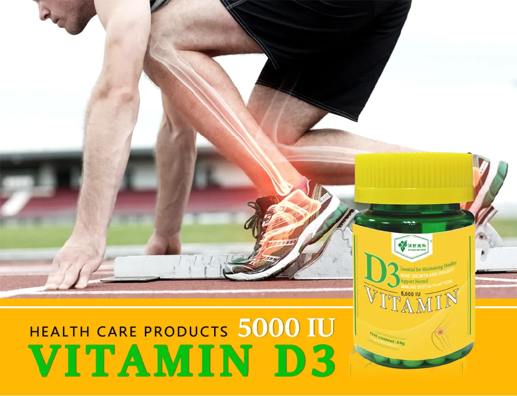 Vitamin D3 5000iu 10000iu Tablets Health Care Products for Support Healthy Bones, Mood & Immune System