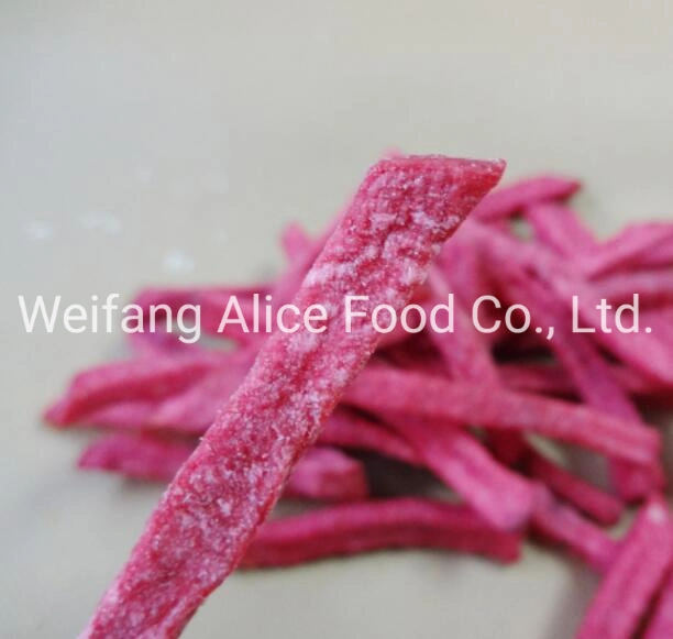 Healthy Food Vacuum Fried Red-Core Radish Stick New Product