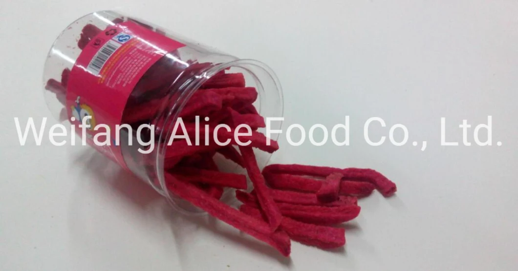 Healthy Food Vacuum Fried Red-Core Radish Stick New Product